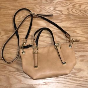 Two-tone Crossbody Olivia and Joy with goldtones